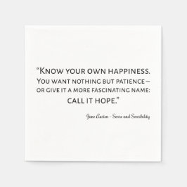 Sense And Sensibility Quote I Pappersservett