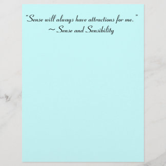 Sense kommer alltid att locka mig Jane Austen-cita