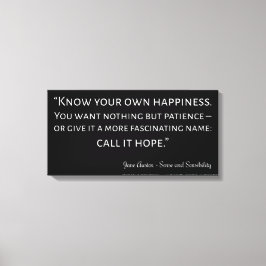 Sense- och känslighetsoffert I Canvastryck