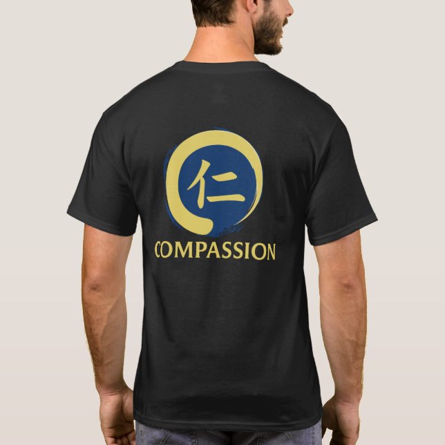 Sensei’s Supplies Bushido Medkänsla Kanji T Shirt (Baksida)