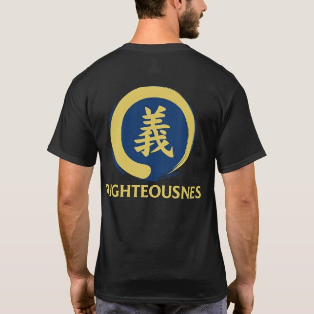 Sensei’s Supplies Bushido Rättvist Kanji T Shirt (Baksida)