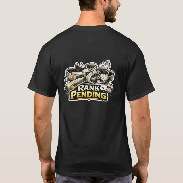 Sensei's Förnödenheter Rang Pendent Träningsbälte  T Shirt (Baksida)