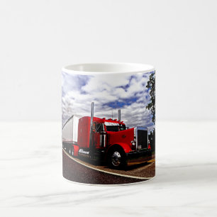 Sensenig röd Peterbilt 379 mugg