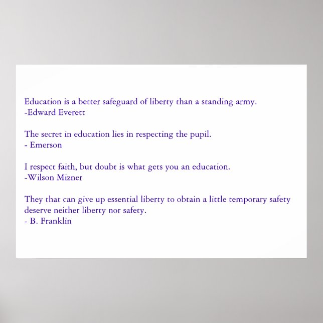 Sensible Ord Poster (Framsidan)