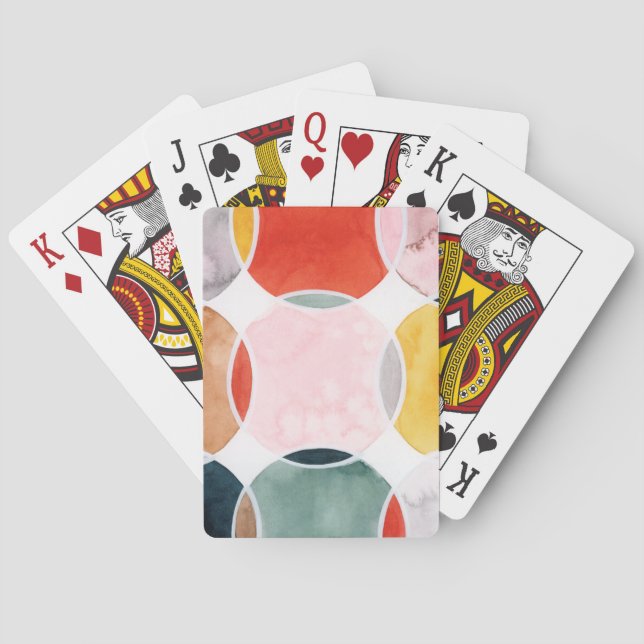 Sensitet - Circle Mönster Casinokort (Baksidan)