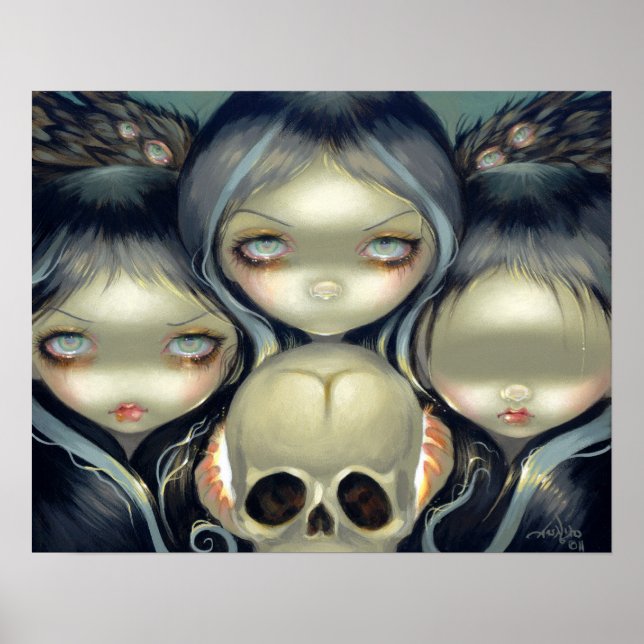 Sensless Prophecy ART PRINT-häxsurrealism Poster (Framsidan)