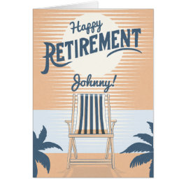 Sensnedgång för bussstolar lycklig pension hälsningskort