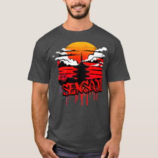 Sensoji Temple Graffiti Design T Shirt