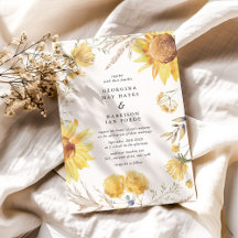 Sensommar Solrosbröllop