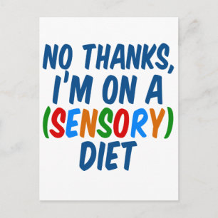 Sensory Diet Funny arbetsbehandling Vykort