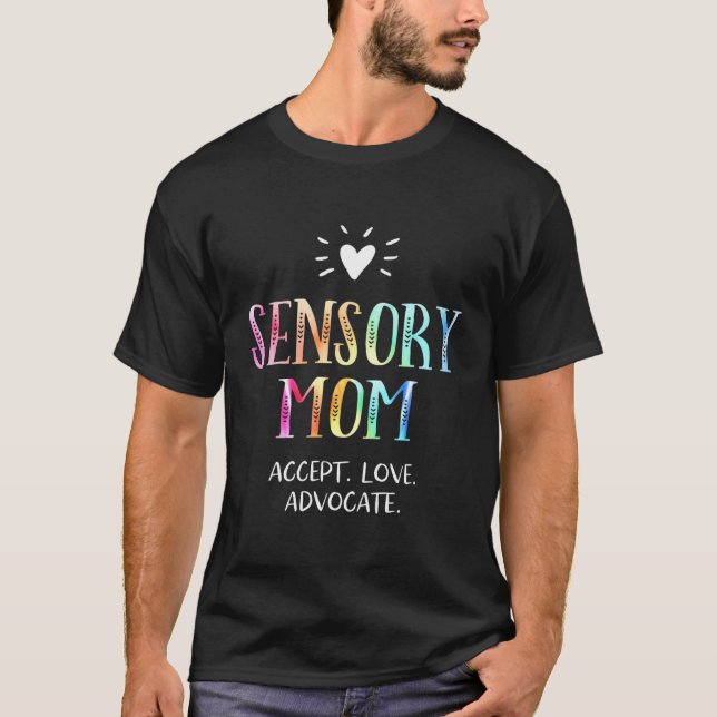 Sensory Mamma Tshirt Speciell Needs Mamma Tee Auti (Framsida)