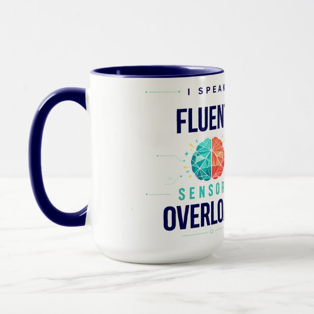 Sensory Overload | Modern Neurodivergent Awareness Mugg (Vänster)
