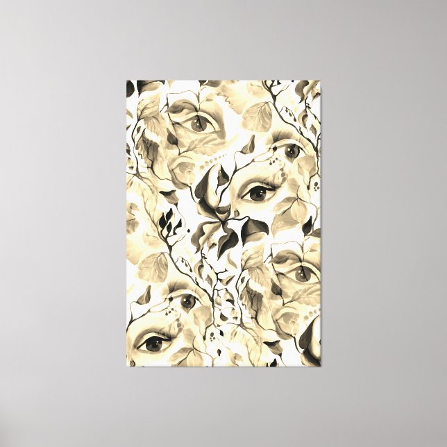 Sensuell Chic för konsthakonst - konst Canvastryck (Framsida)