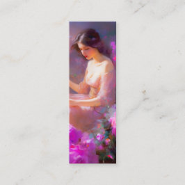 Sensuell Elegance-bokmärke Mini Visitkort