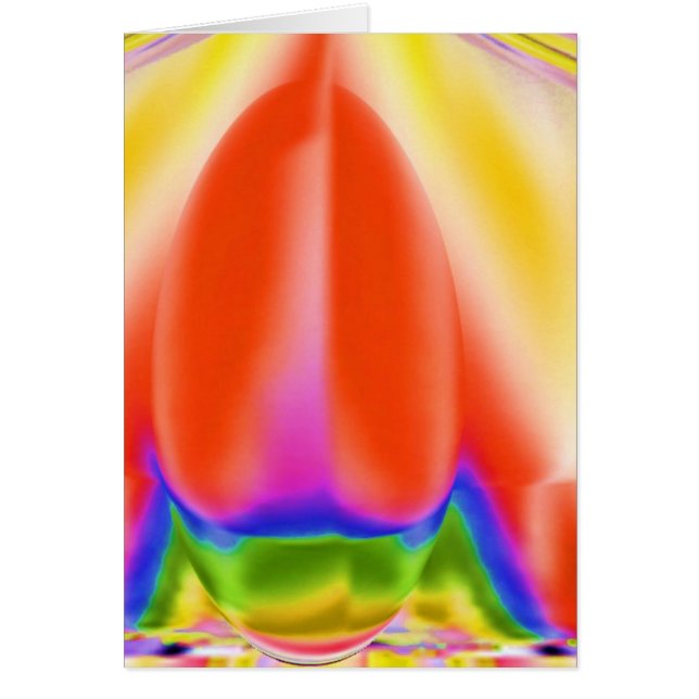 Sensuell roknopp hälsningskort (Framsidan)