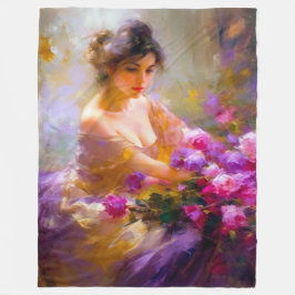 Sensuella Porträtt Fleecefilt