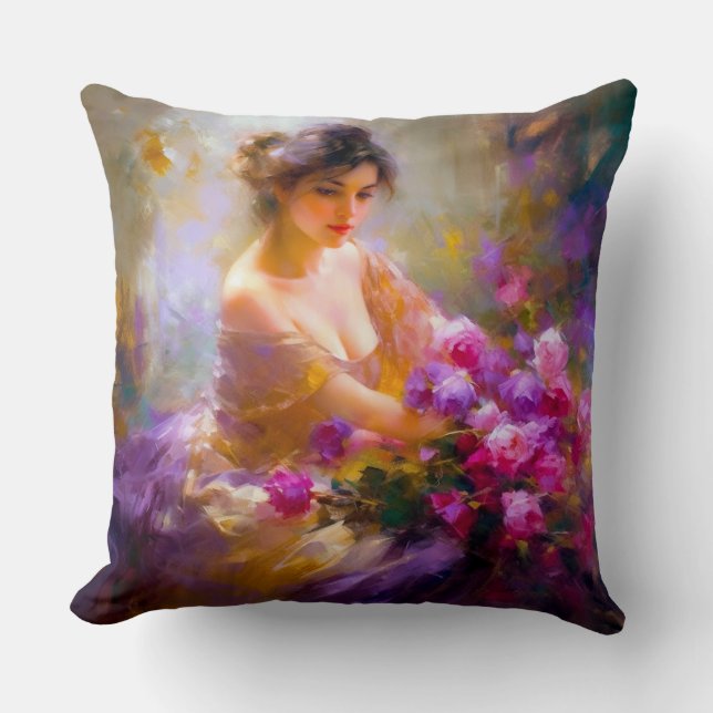 Sensuella Porträtt Kudde (Framsida)