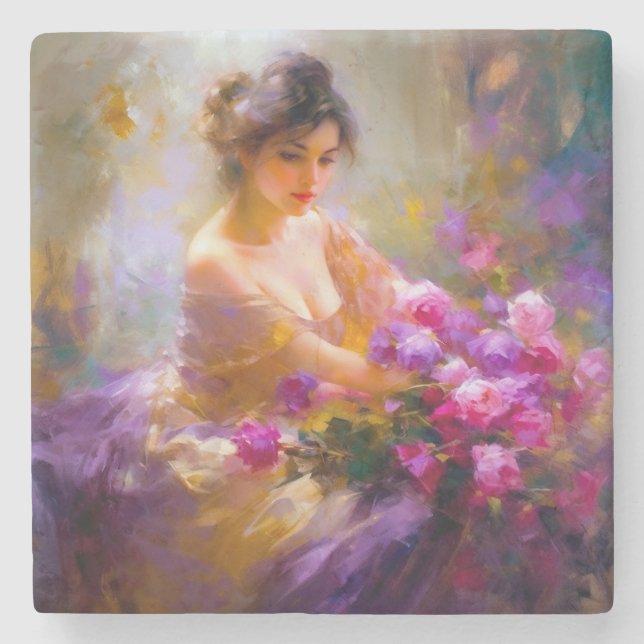 Sensuella Porträtt Stenunderlägg (Framsidan)