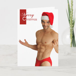 Sensuous Man God jul Card Helgkort