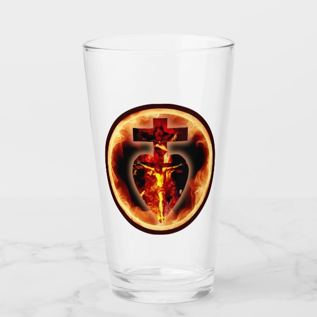 Sensus Fidelium Logotyp Glass Glaskopp (Framsida)