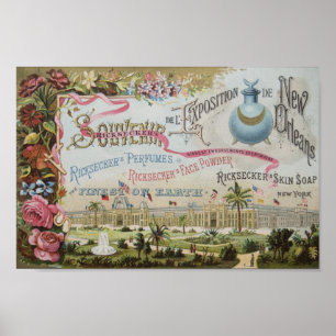 Sent 1800's Parfym Ad Poster