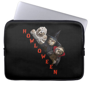 Sent Anpassningsbar Happy halloween Shirt Sloth Gr Laptop Fodral