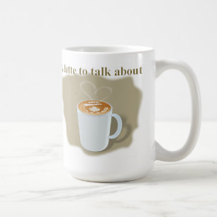 Sent att prata om kaffemugg