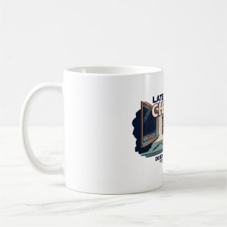 Sent Checka In Retro Motel NIGHTSHIFT 90 Kaffe Mug Kaffemugg