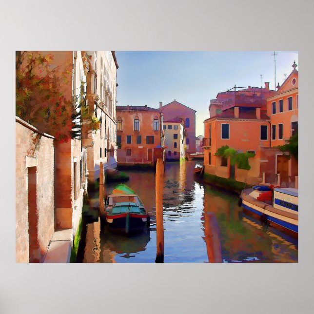 Sent eftermiddag i Venedig Poster (Framsidan)