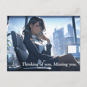 Sent eftermiddag på mitt kontor vykort