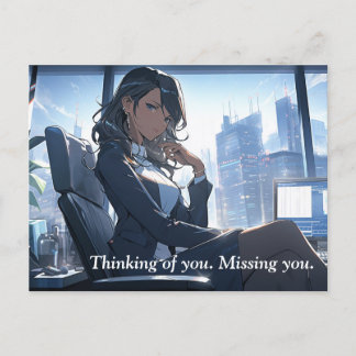 Sent eftermiddag på mitt kontor vykort