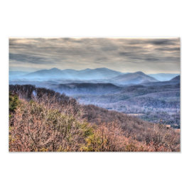 Sent fall i Virginia Alleghenies Fototryck