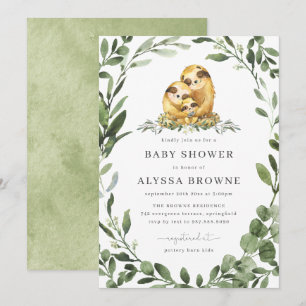Sent Family Baby Shower-inbjudan Inbjudningar