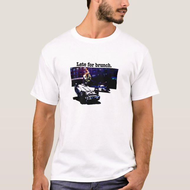 Sent för frunchen (den ljusa versionen) t shirt (Framsida)