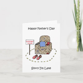 Sent glädjande fadersdag kort