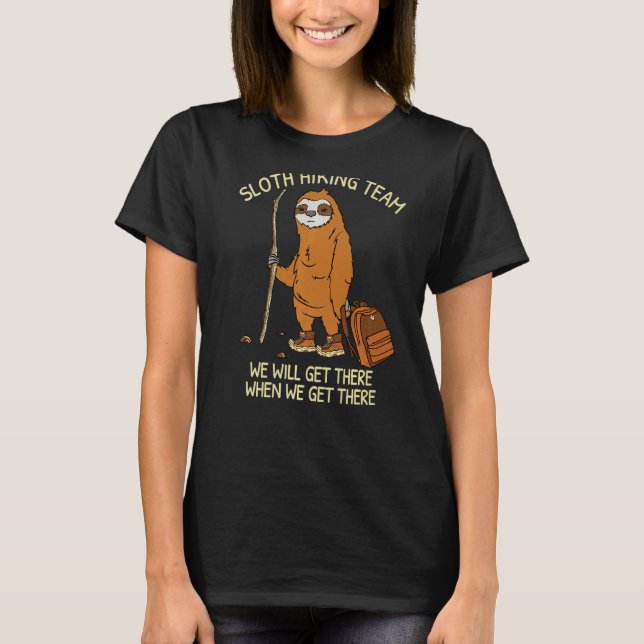 Sent Hiking Team Hiking Group T Shirt (Framsida)