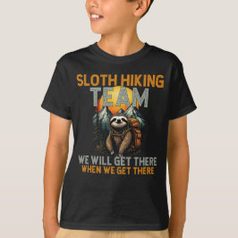 Sent Hiking Team - utomhus Äventyr T Shirt