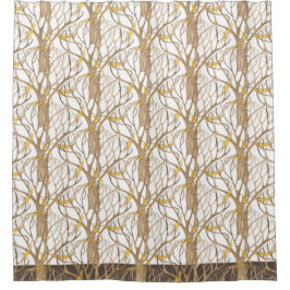 Sent höst på en skuvgardin