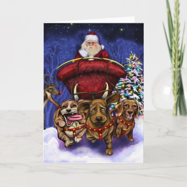 Sent jul helgkort (Framsida)