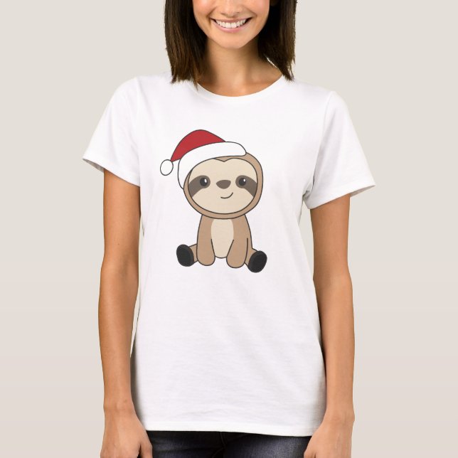 Sent jul, vintertid, Snö, fack T-Shirt (Framsida)