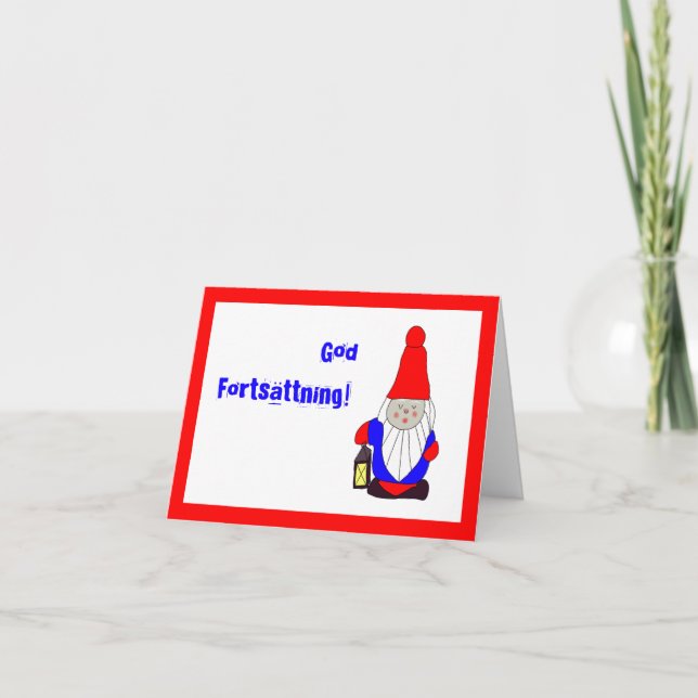 Sent julkort helgkort (Framsida)