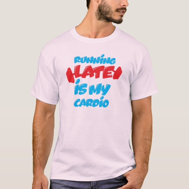 Sent körd är min vagnsludda citattecken T-Shirt (Framsida)