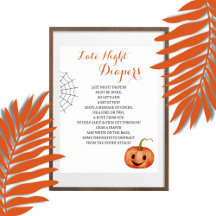 Sent kvällskurva Halloween babystöld