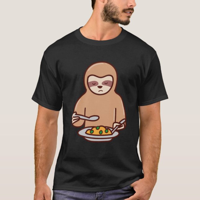 Sent matande sjunkande i sömnen Ironiskt utfällt S T Shirt (Framsida)