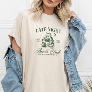Sent natt i Klubben Bok bara ett kapitel till T Shirt