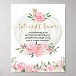 Sent nattdagstidningar, babyduschspel, fallpumpa poster