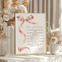 Sent nattdagstidningar Mocha Bow Baby Shower