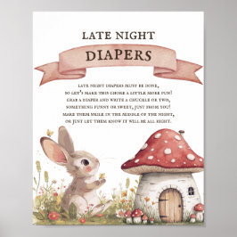 Sent nattdagstidningar Poster Babyskor