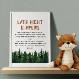 Sent nattdagstidningar Skott Babyskor Poster