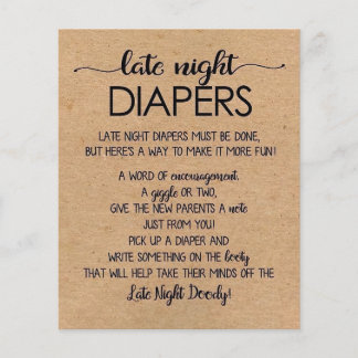 Sent nattdagstidningar, utskrivbara, Rustic Baby S